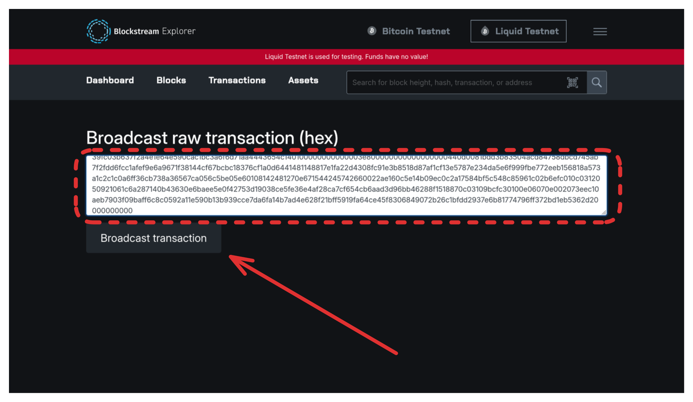 Screenshot of the SimplicityHL web IDE